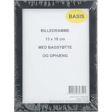 skildring Minister Kommunisme Sort ramme m/PS plast – 13x18 cm | Køb på Bilka.dk!