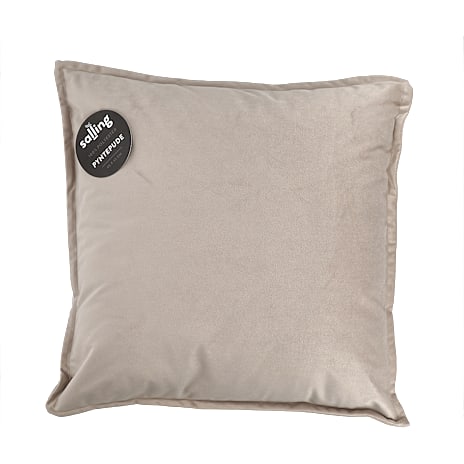 Salling Pyntepude Lysegrå Velour