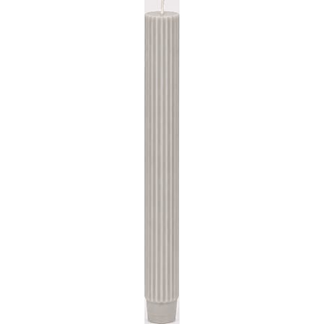Rillet Herregårdslys 2,8x25 cm Sandfarvet