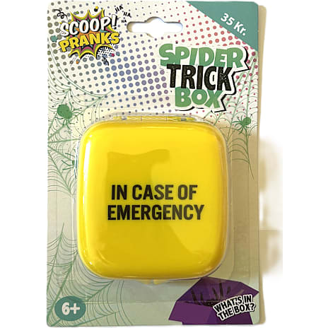 Scoop Trick Box Med Edderkop