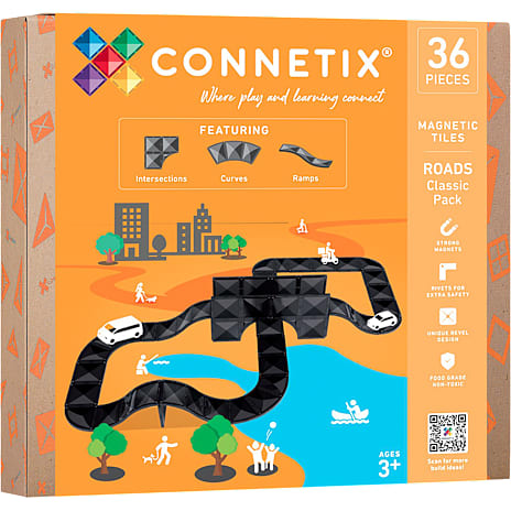 Connetix Magnetisk Vejbanesæt 36 Dele