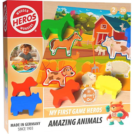 Heros Mit Første Spil Fantastiske Dyr Brætspil