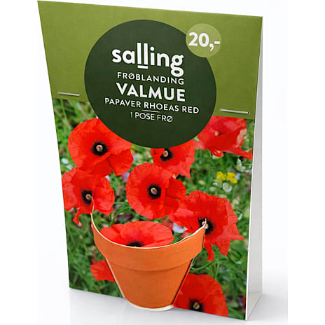 Salling Potte Med Frøblanding Valmue
