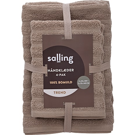 Salling Trend håndklædepakke - beige 1 stk.