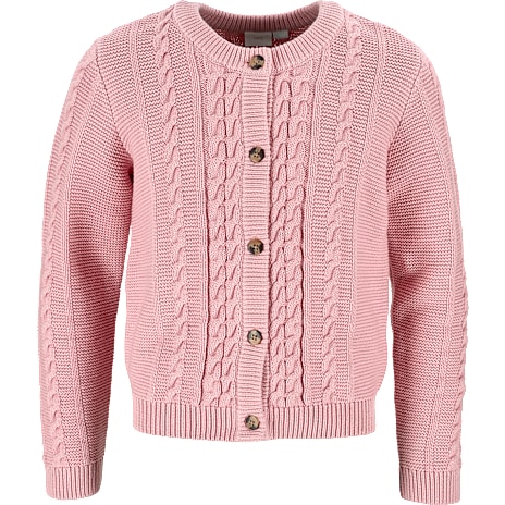 VRS Børne Strik Cardigan Str. 122/128 Rosa