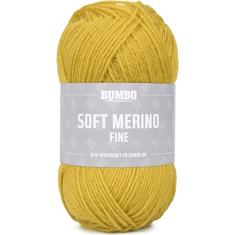 Bumbo By Mayflower Soft Merino Fine Uldgarn Karrygul 1123
