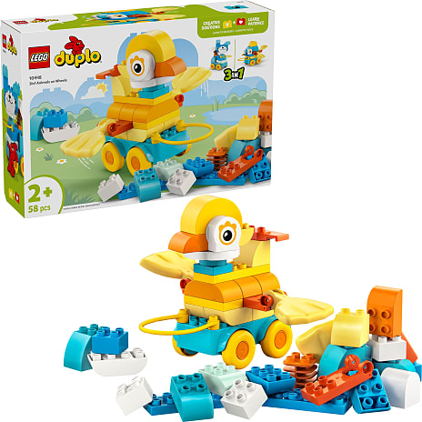 LEGO DUPLO By 3-i-1-dyr på hjul 10448 1 stk.