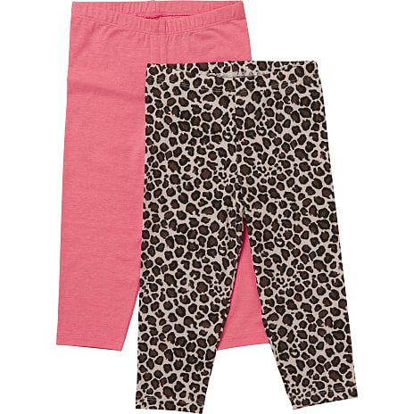 VRS Børne 2-pak Capri Str. 122/128 Brun/Pink