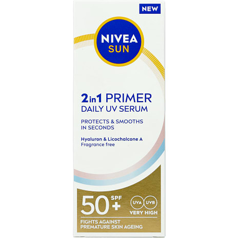 Nivea 2-i-1 ansigtsserum m. SPF50+ 30 ml