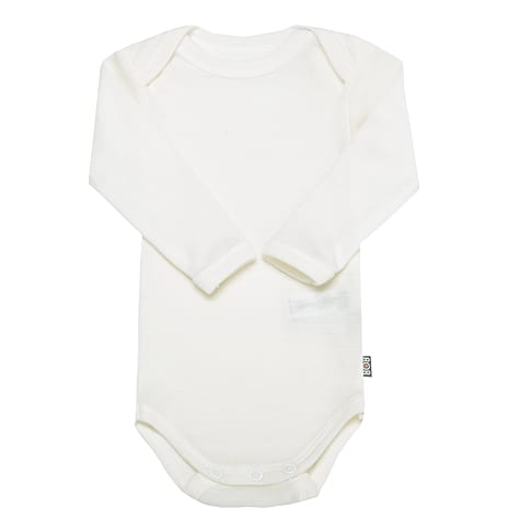 808 baby uld body str. 68 - hvid 1 stk.