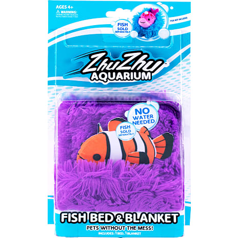 ZhuZhuPets Zhu zhu aquarium seng og tæppesæt