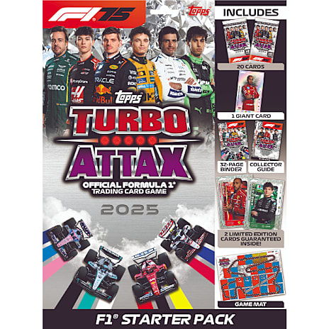 Topps Formula 1 Turbo Attax Starter Pack Samlekort Assorteret