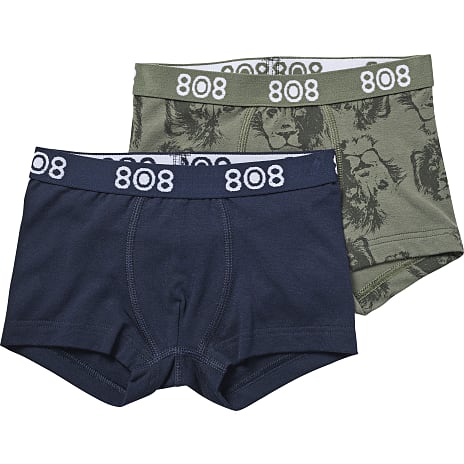 808 2-pak Boxershorts Str. 2 år Grøn/Blå
