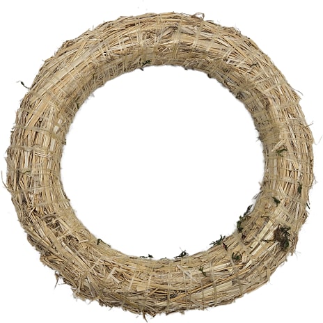 Halmkrans Diameter 30 cm Natur