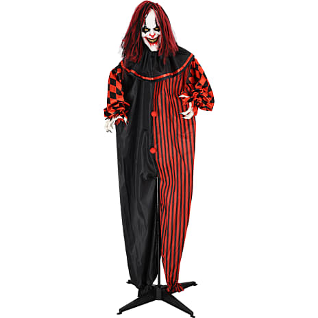Halloween Animeret Klovn Rød og Sort