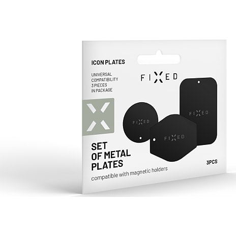 Fixed Icon Plate Sæt 3-pak