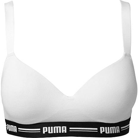 PUMA Dame BH Vatteret Str. XS Hvid
