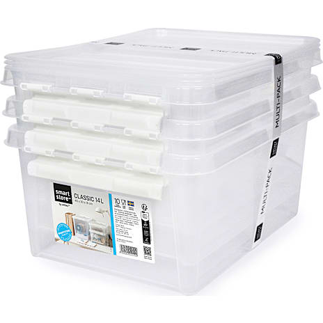 SmartStore Classic 15 opbevaringskasse 3-pak - 14 liter 1 stk.