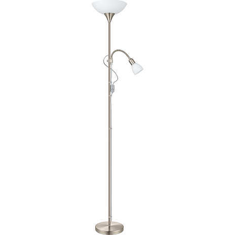 Eglo Up 2 Gulvlampe Børstet Stål