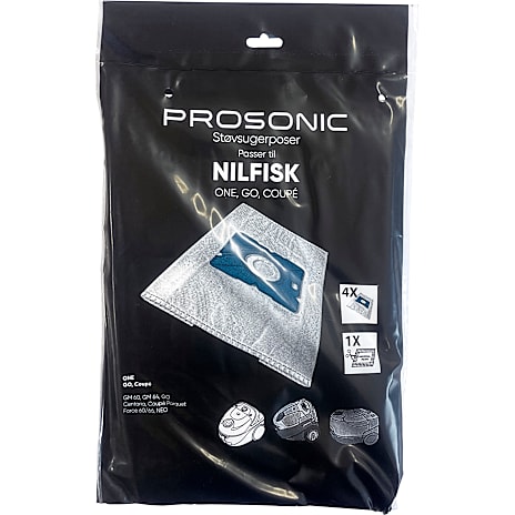 Prosonic Støvsugerposer 4-pak Til Nilfisk