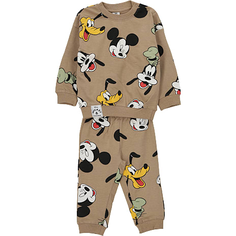 Mickey and Friends Sweatsæt Str. 74/80 Brun