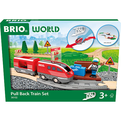 BRIO Pull Back Togsæt 36102
