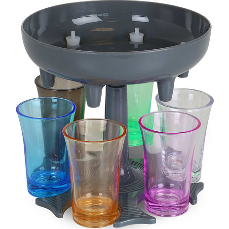 Shotdispenser Mørkegrå