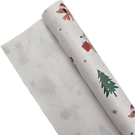 Julefryd Gavepapir 70 cm x 3 m Assorteret