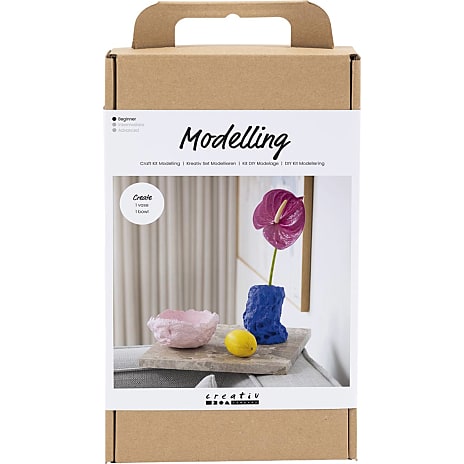 Creativ Company DIY Kit Modellering Vase og Skål