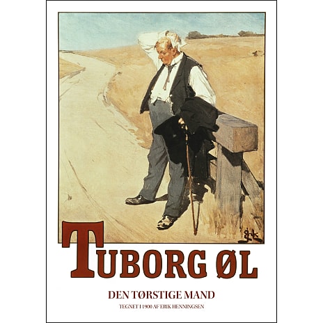 Citatplakat Tuborg manden