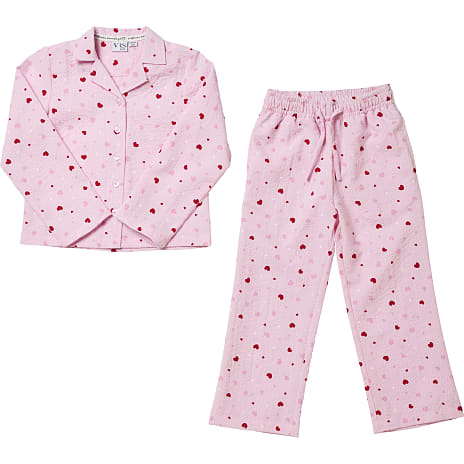 VRS Børne Pyjamas Str. 116 Rosa