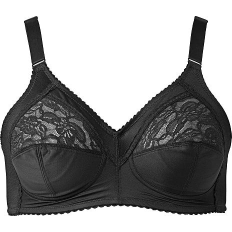 VRS Dame BH Klassisk Fit Str. E85 Sort