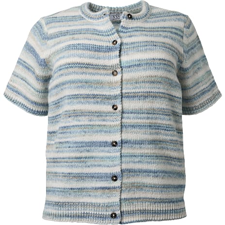 VRS Dame Stribet Cardigan Str. 54 Blå