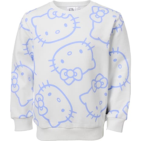 Hello Kitty Sweatbluse Str. 110/116 Råhvid