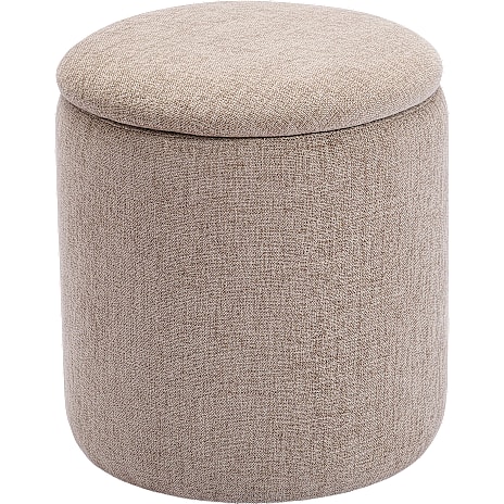 Salling Frida puf med opbevaring, taupe