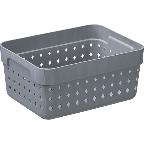 Nordic Houseware Group Seoul Organizer kurv m. genanvendeligt plast - grå (L) 1 stk.