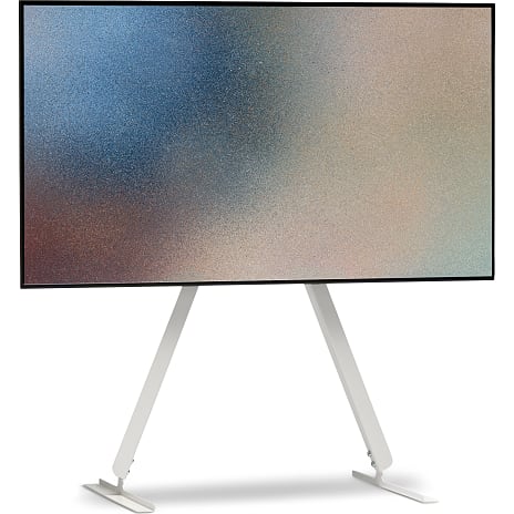 Pedestal Linked Tall TV Gulvstand Til 40"-65" Pearl