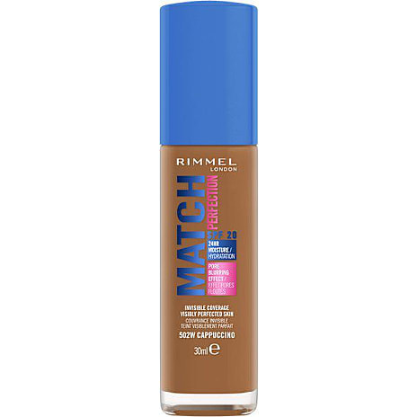 Rimmel London Foundation 502W Cappuccino SPF 20
