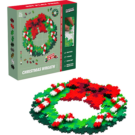 Plus-Plus Holiday Puzzle by Number