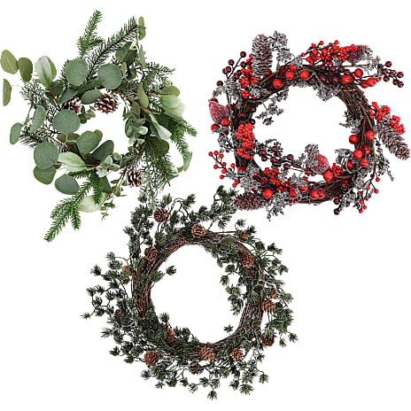 Kunstig julegrankrans