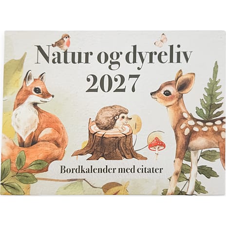 1Conzept Kalender 2027 Natur Og Dyreliv