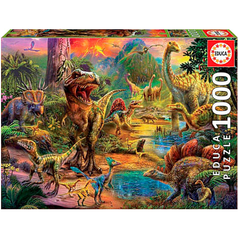 Educa Dinosaurernes Land Puslespil 1000 Brikker