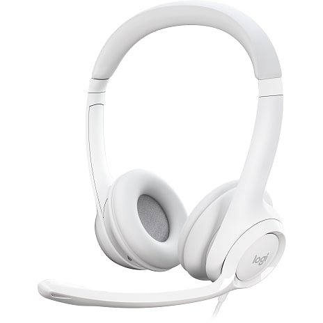 Logitech H390 USB Headset Hvid