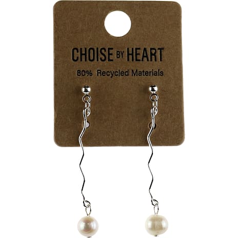 Choise by Heart Dame Ørering Hvid Perle Guld