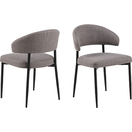 AC Design Furniture Edina Spisebordsstol Gråbrun