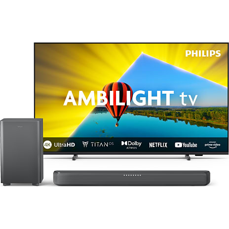 Philips 65PUS8079 TV + TAB5309 Soundbar
