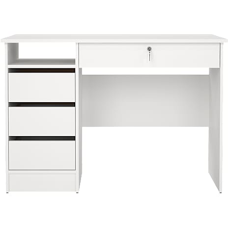 Tvilum Function Plus Skrivebord 4 skuffer Hvid