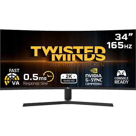 Twisted Minds TM34WQHD165VA 34" Curved monitor