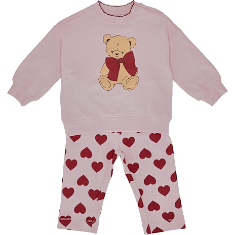VRS baby sweatsæt str. 86 - pink
