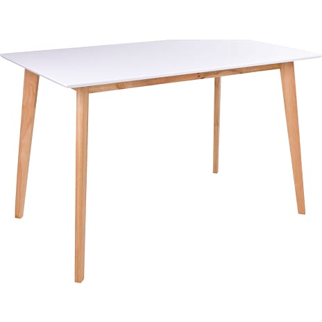 HN Pinto spisebord hvid og træ